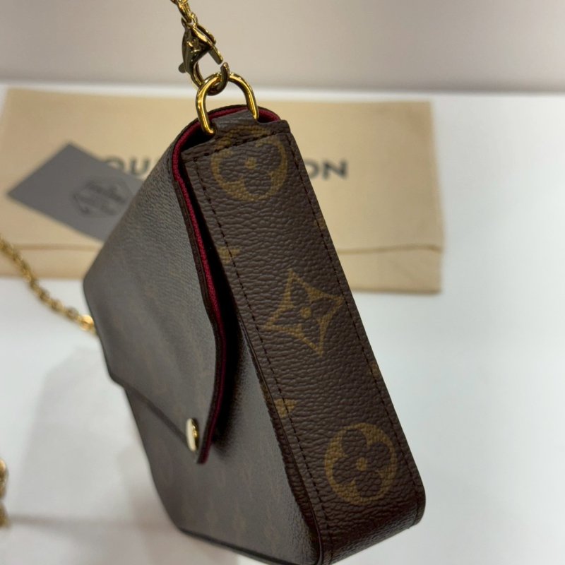 LV 斜背包/側背包/WOC三合一/手拿包 M81896 9成新-6