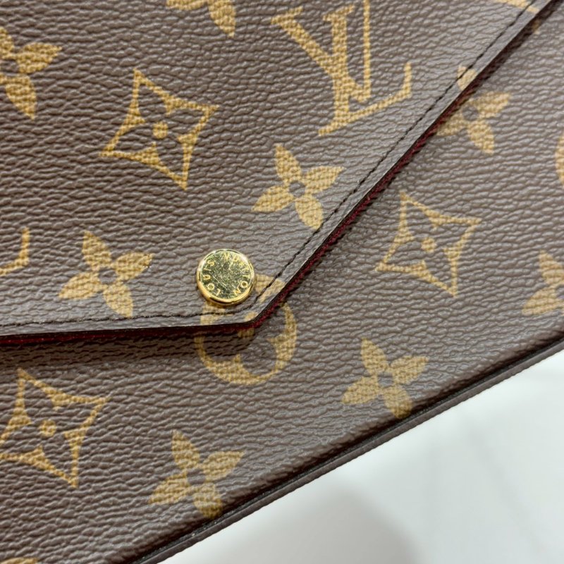 LV 斜背包/側背包/WOC三合一/手拿包 M81896 9成新-13