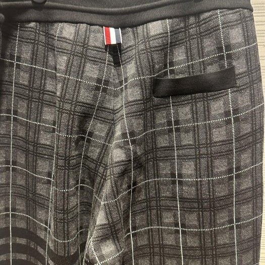 💎Han's house精品服飾💎THOM BROWNE TB 格紋 四槓 長褲 現貨2 原價63200-3