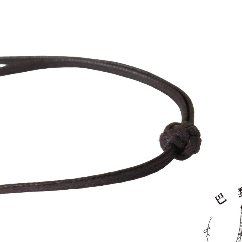 【巴黎站二手名牌專賣店】＊現貨＊HERMES 愛馬仕 真品＊Isthme 水牛角拼接圓環長鍊-2