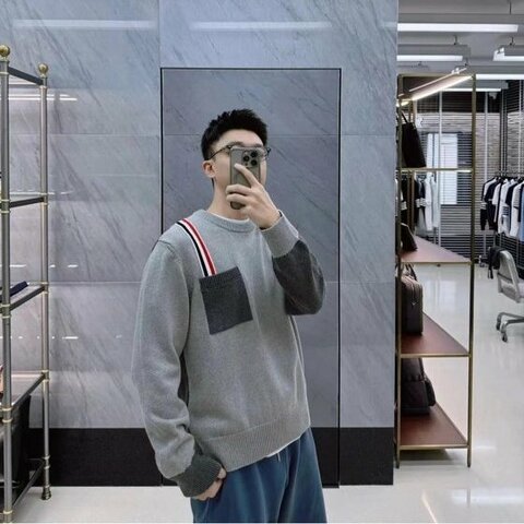 💎Han's house精品服飾💎Thom Browne 棉質 毛衣 針織衫 義大利製 現貨4原價36700