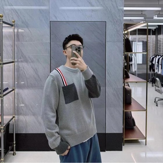 💎Han's house精品服飾💎Thom Browne 棉質 毛衣 針織衫 義大利製 現貨4原價36700-0