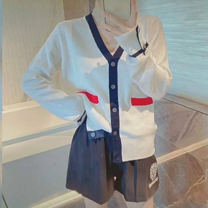 💎Han's house精品服飾💎Thom Browne TB 針織 開衫 外套 義大利製 現貨 2 3原價58300-0