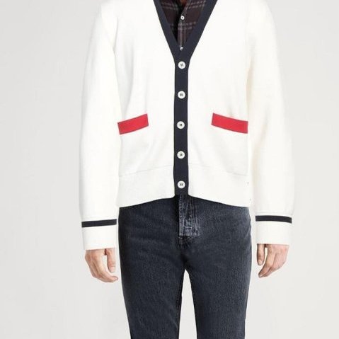 💎Han's house精品服飾💎Thom Browne TB 針織 開衫 外套 義大利製 現貨 2 3原價58300-7