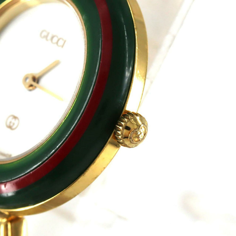 Gucci Change Ring GP M碼 1100-L 石英錶-2