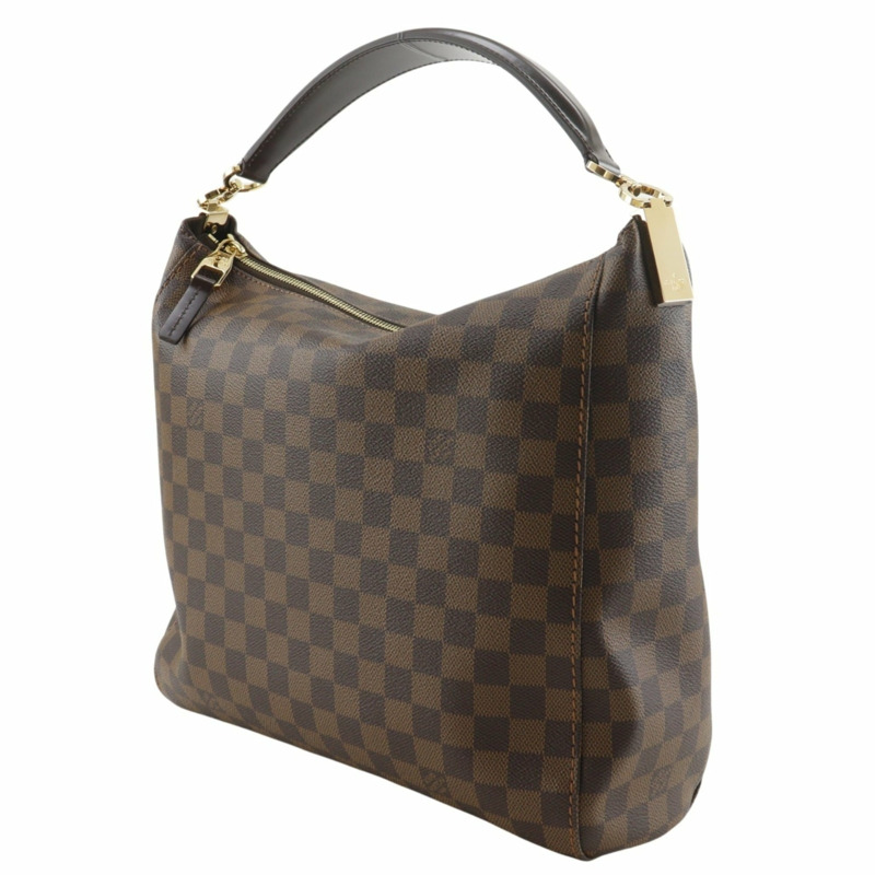 路易威登 Portobello PM 單肩包 N41184 Damier 帆布 2014 棕色 SP0174 A4 女士-1