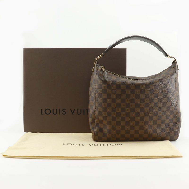 路易威登 Portobello PM 單肩包 N41184 Damier 帆布 2014 棕色 SP0174 A4 女士-13