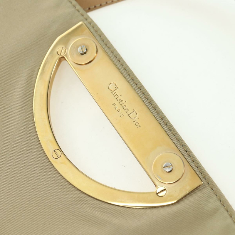 【日本直送】Christian Dior Maris Pearl 單肩包 牛仔布 海軍藍 金色 正品 177688V-20