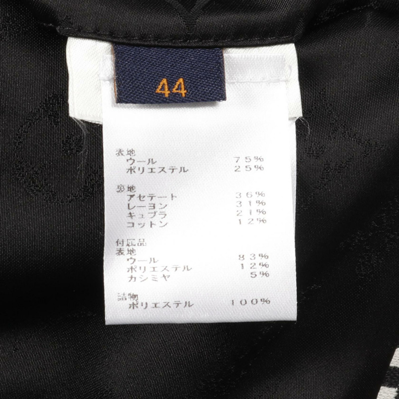路易威登 LV Friend Dog Puppet Damier 其他羊毛夾克 黑色 白色 棕色 二手 男士-4