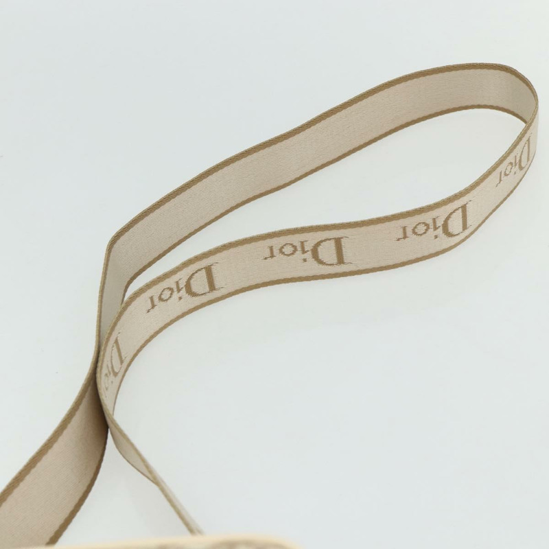 【日本直送】Christian Dior Trotter帆布肩背包 PVC 米色 銀色 正品 177979A-7