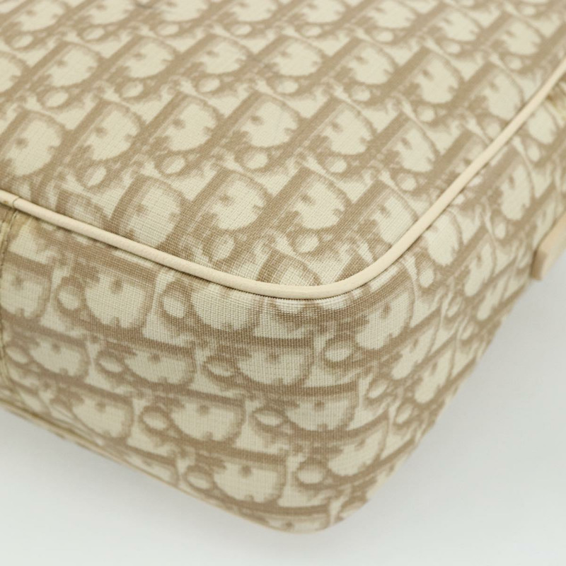【日本直送】Christian Dior Trotter帆布肩背包 PVC 米色 銀色 正品 177979A-14