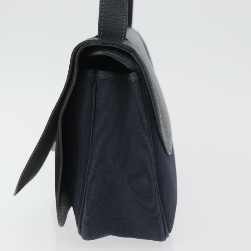 【日本直送】愛馬仕 Sac Colorado MM 單肩包 皮革 海軍藍 銀色 正品 bs34970V-3