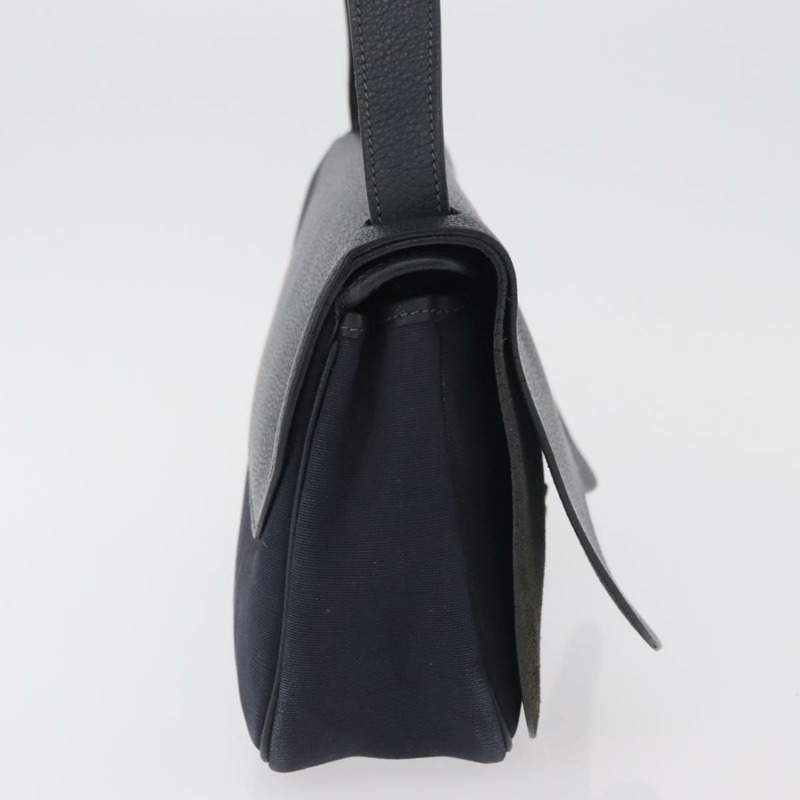 【日本直送】愛馬仕 Sac Colorado MM 單肩包 皮革 海軍藍 銀色 正品 bs34970V-4