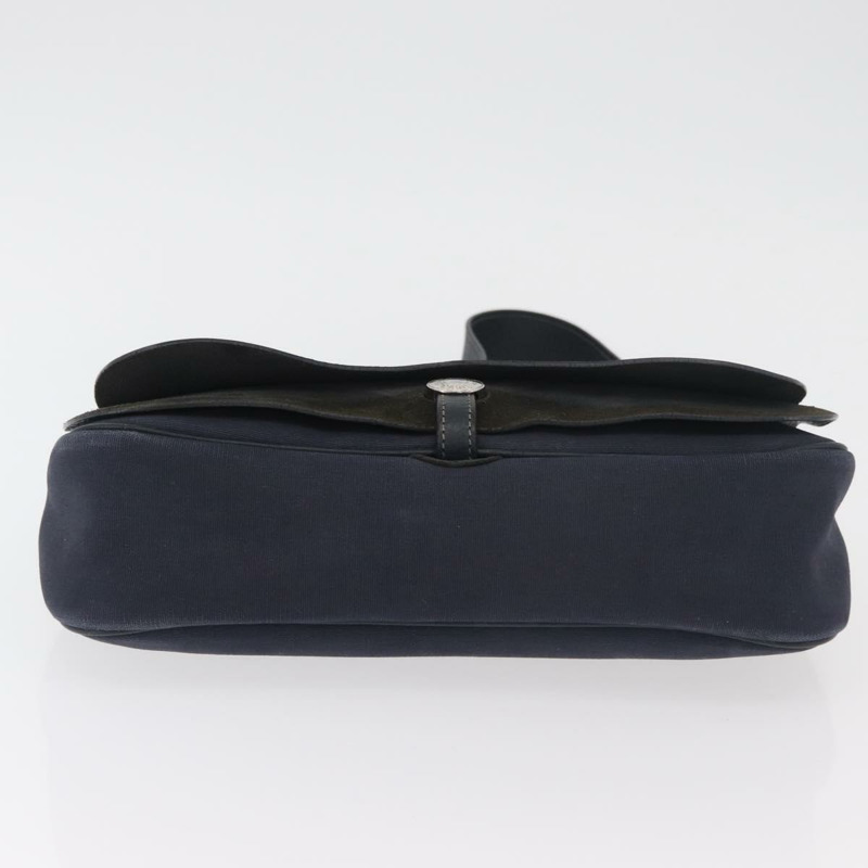 【日本直送】愛馬仕 Sac Colorado MM 單肩包 皮革 海軍藍 銀色 正品 bs34970V-5