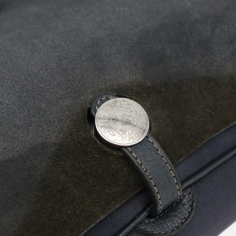 【日本直送】愛馬仕 Sac Colorado MM 單肩包 皮革 海軍藍 銀色 正品 bs34970V-19