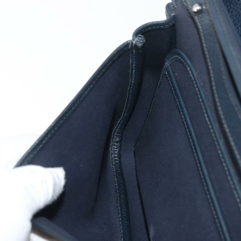 【日本直送】愛馬仕 Sac Colorado MM 單肩包 皮革 海軍藍 銀色 正品 bs34970V-20