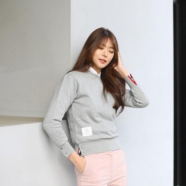 💎Han's house精品服飾💎 Thom BROWNE TB 彩條 衛衣 大學T現貨3 原價 22200-3
