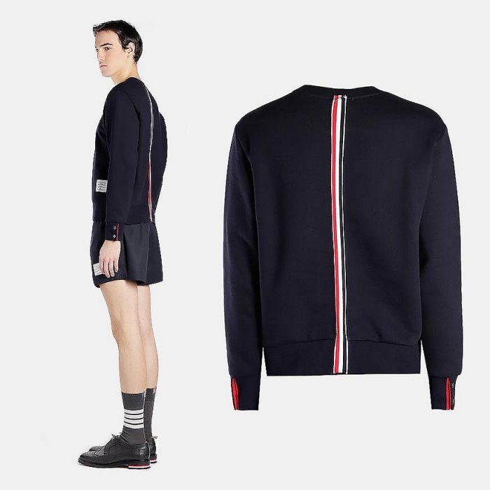 💎Han's house精品服飾💎 Thom BROWNE TB 彩條 衛衣 大學T現貨1 2 原價 22200-6