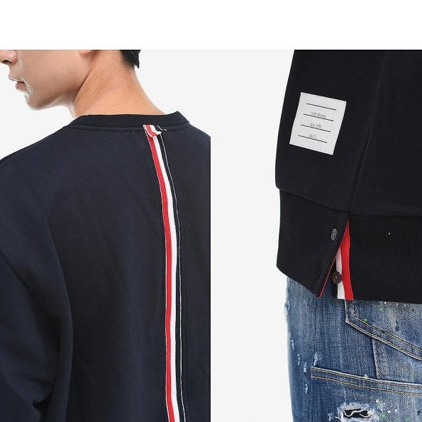 💎Han's house精品服飾💎 Thom BROWNE TB 彩條 衛衣 大學T現貨1 2 原價 22200-7