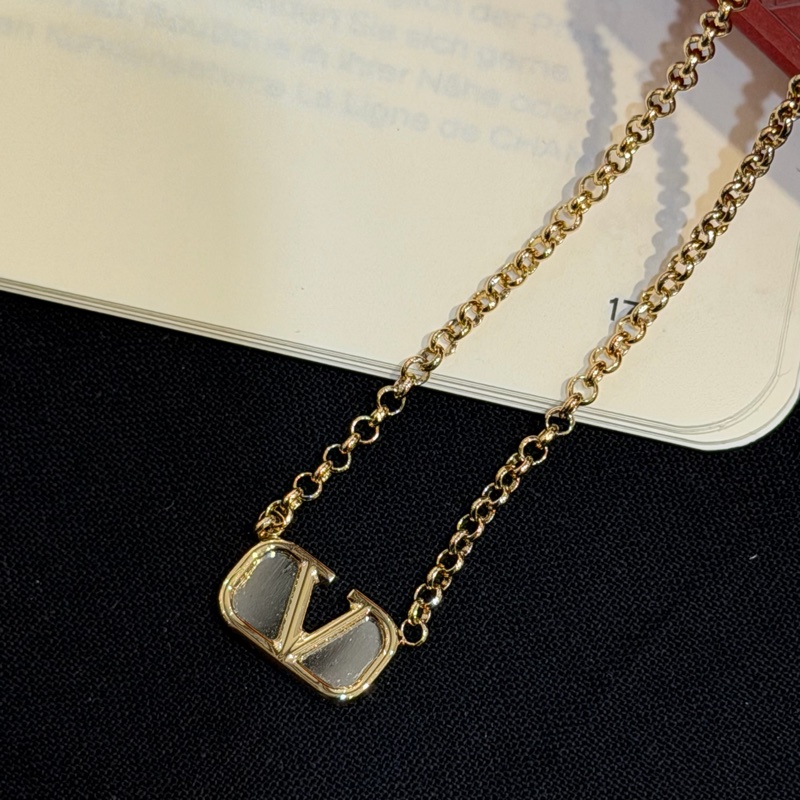 Valentino Garavani VLogo Signature項鍊/金-4