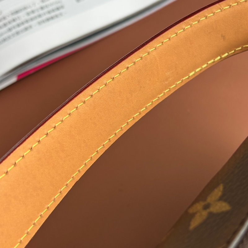 ::LOUIS VUITTON:: LV M46815 Side Trunk PM 經典花紋牛皮飾邊手提斜背包 箱型包-12