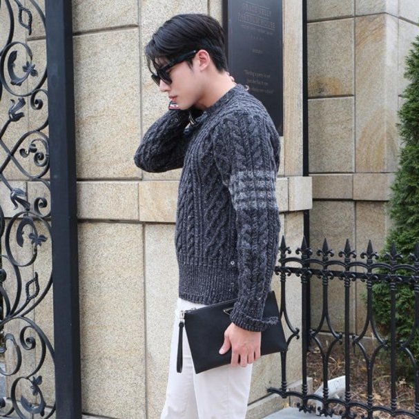 💎Han's house精品服飾💎Thom Browne 4槓 毛衣 愛爾蘭製 現貨3 原價25600-8