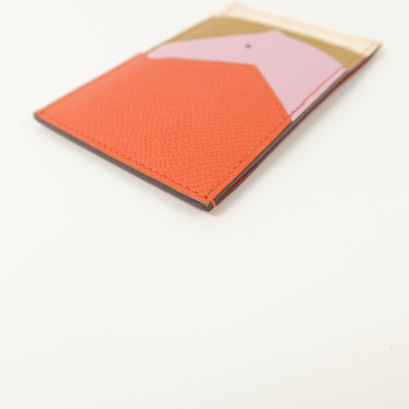 HERMES Epsom皮革Les Petits Chevaux卡片套-6