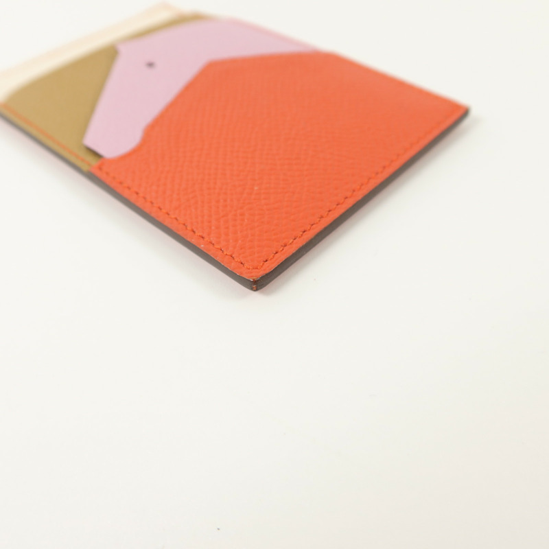 HERMES Epsom皮革Les Petits Chevaux卡片套-7