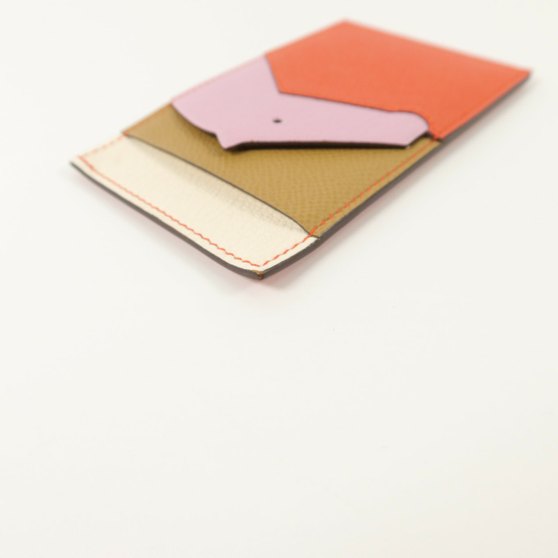 HERMES Epsom皮革Les Petits Chevaux卡片套-8