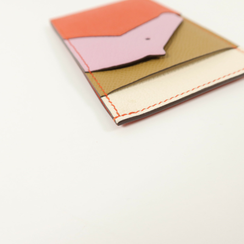 HERMES Epsom皮革Les Petits Chevaux卡片套-9