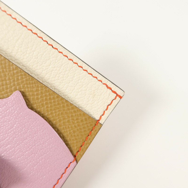 HERMES Epsom皮革Les Petits Chevaux卡片套-10