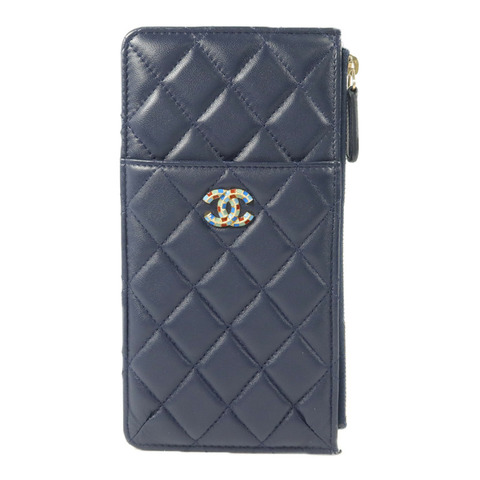 CHANEL 羊皮皮革Classic Phone Pouch with Zipper長錢包