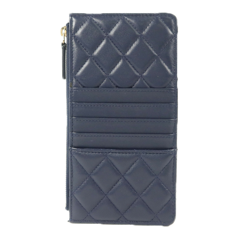 CHANEL 羊皮皮革Classic Phone Pouch with Zipper長錢包-1