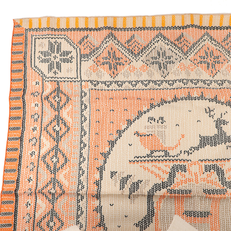 HERMES 絲質Scarf 90X90絲巾-1