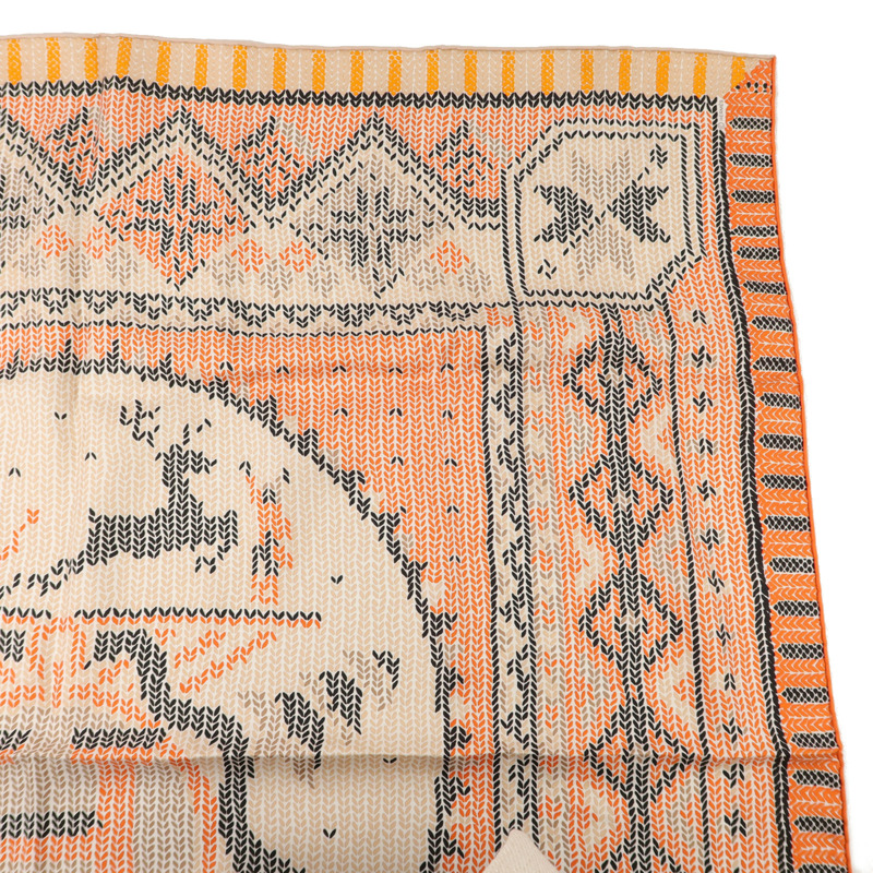 HERMES 絲質Scarf 90X90絲巾-2