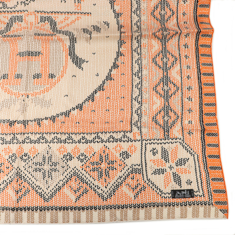 HERMES 絲質Scarf 90X90絲巾-3
