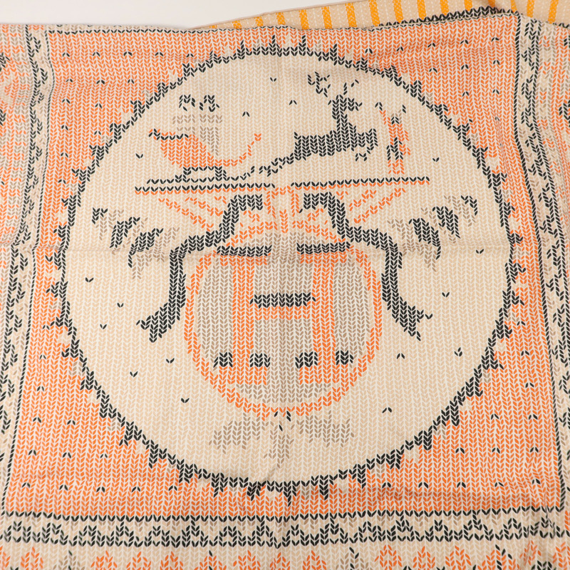 HERMES 絲質Scarf 90X90絲巾-5