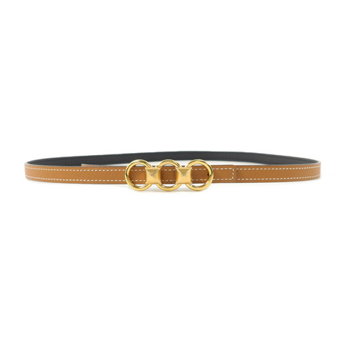 HERMES Epsom皮革Belt皮帶Gold