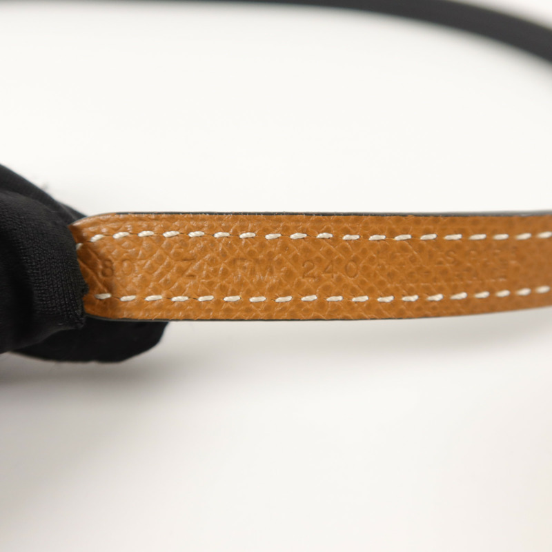 HERMES Epsom皮革Belt皮帶Gold-8