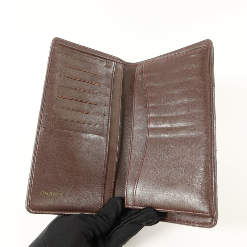CHANEL 羊皮皮革Long Bifold Wallet長錢包-4