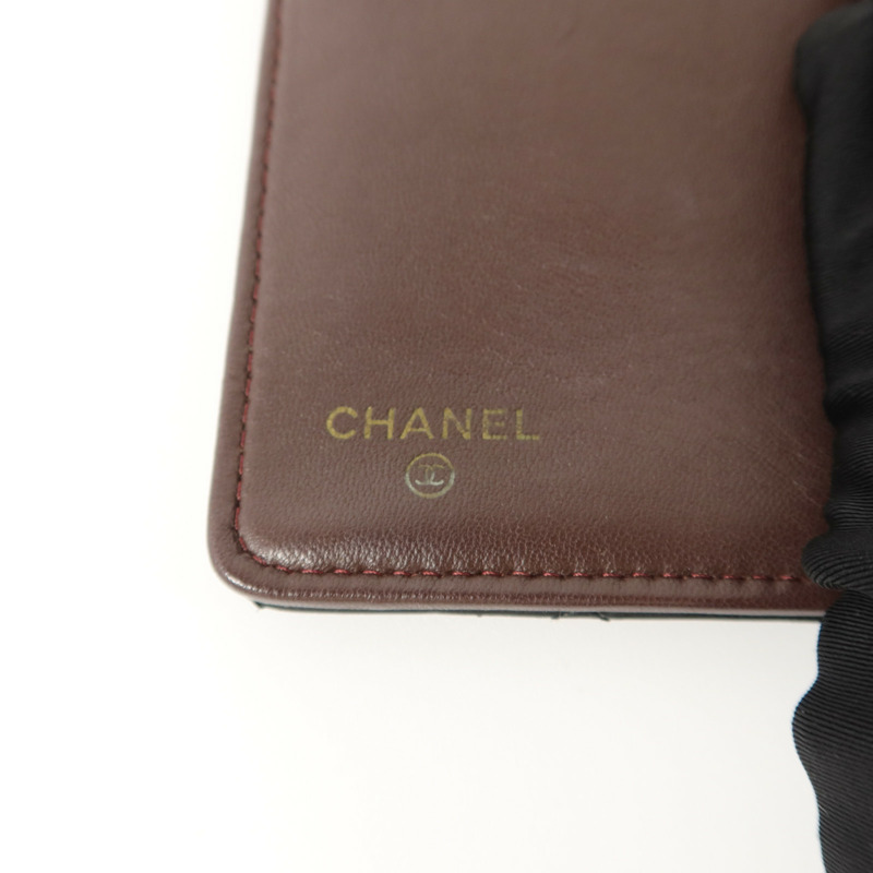 CHANEL 羊皮皮革Long Bifold Wallet長錢包-7