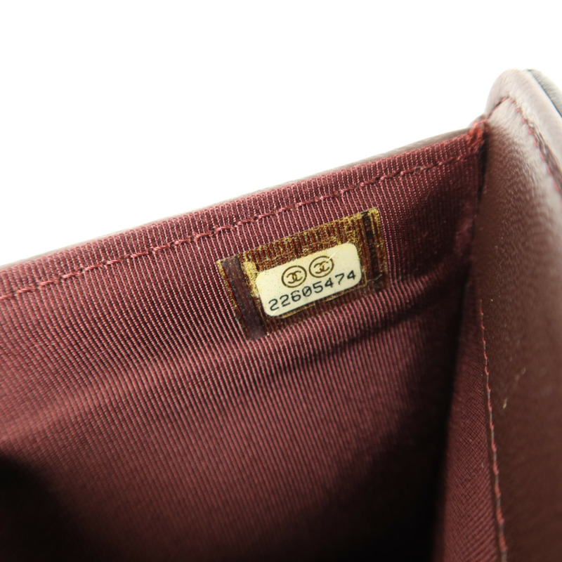 CHANEL 羊皮皮革Long Bifold Wallet長錢包-9