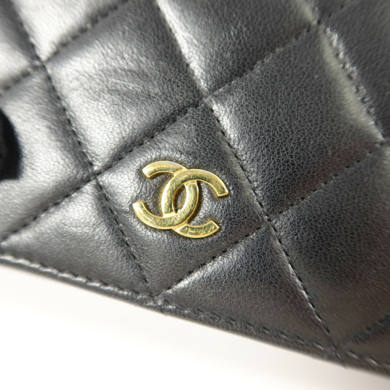 CHANEL 羊皮皮革Long Bifold Wallet長錢包-10