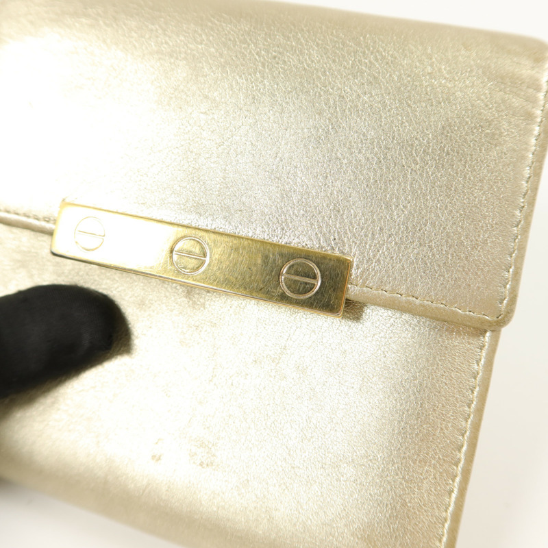 CARTIER 皮革Love Compact Wallet錢包-15