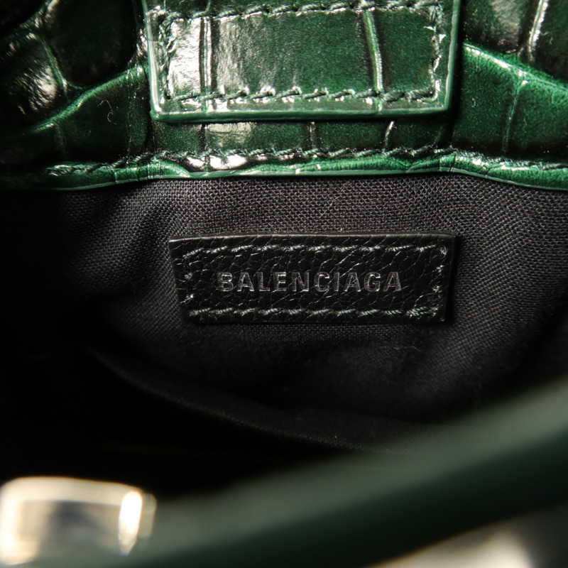 BALENCIAGA 牛皮皮革Shopping Phone Holder手挽肩背兩用袋-5