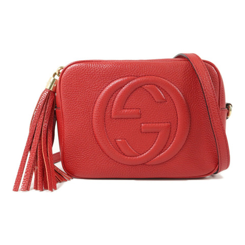GUCCI 牛皮皮革Soho Disco肩背袋
