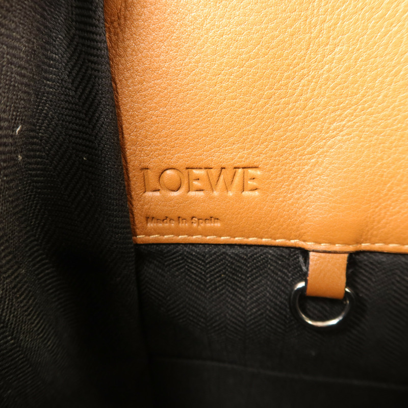 LOEWE 牛皮皮革Hammock Medium手挽肩背兩用袋-5