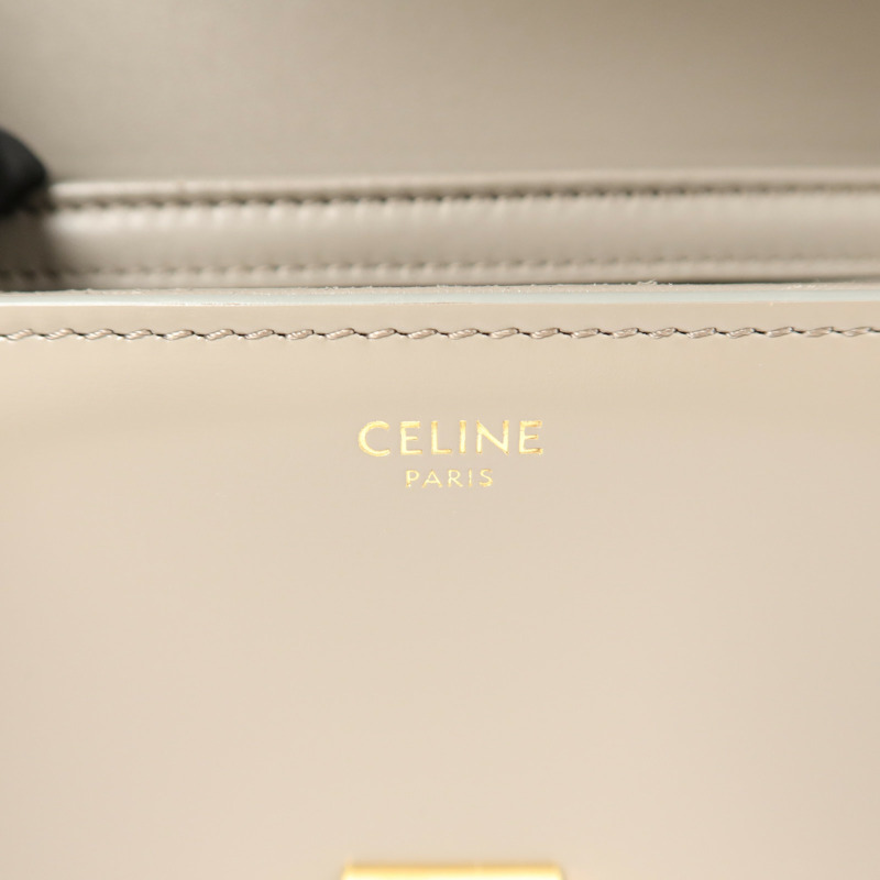 CELINE 牛皮皮革Teen Triomphe肩背袋-5
