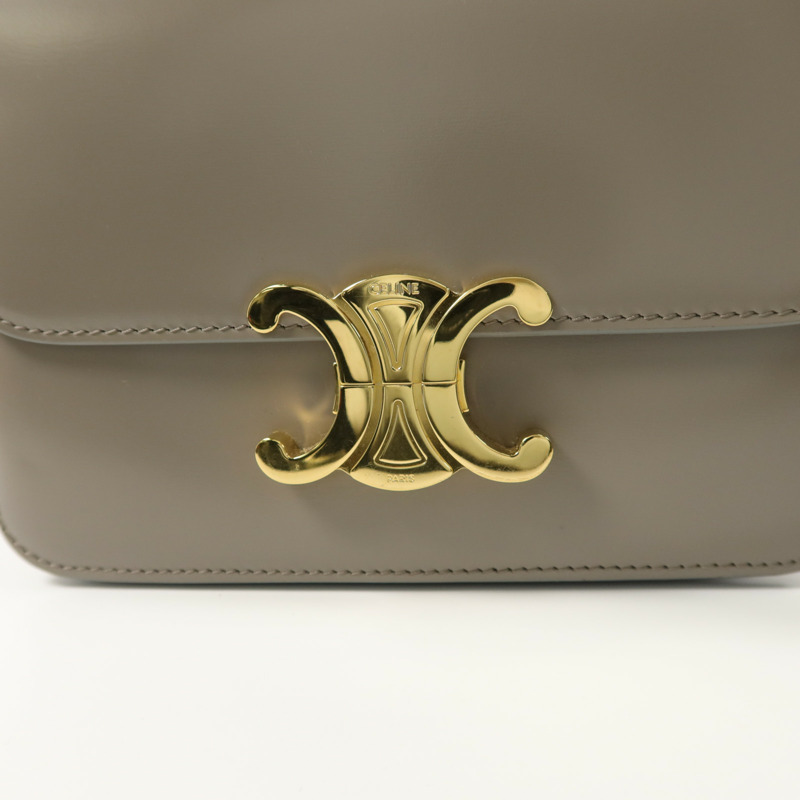 CELINE 牛皮皮革Teen Triomphe肩背袋-9