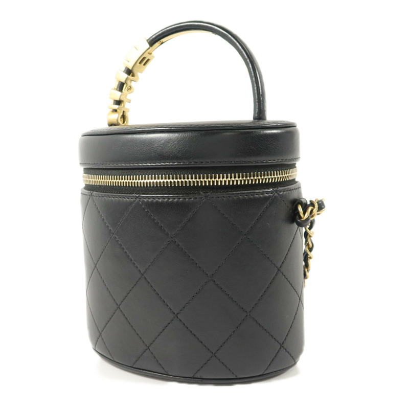 CHANEL 羊皮皮革Vanity Case手挽肩背兩用袋-2
